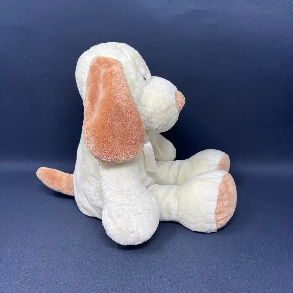 First Impressions Puppy Dog‎ Plush Floppy Bow Cream Yellow Tan 15